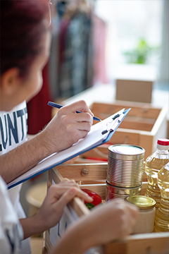 생필품 지원 사업 이미지
